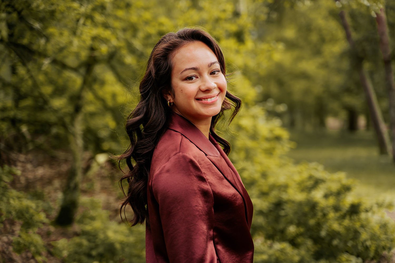 Mikki Bresser in bos Mikki Bresser in bos